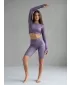 Jambiere pentru femei deasupra genunchilor premium ALTISPORT VOJ/ALW072LEG02 VIOLET