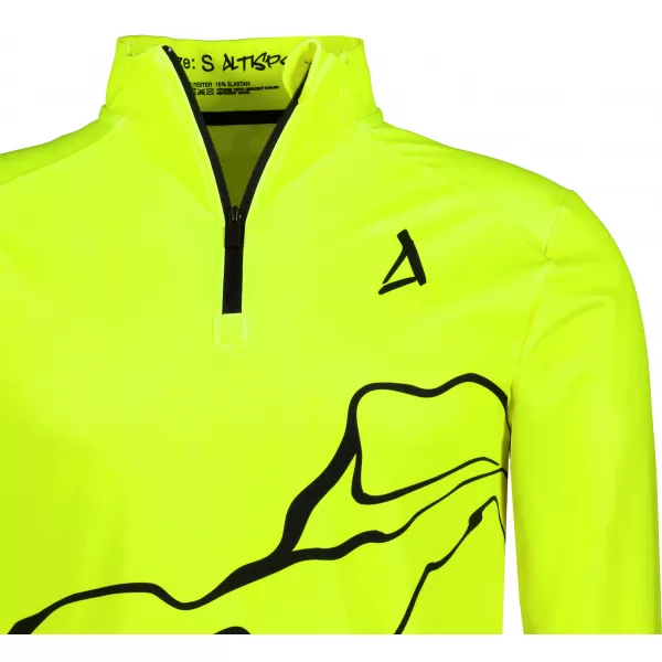  Panouri sportive pentru bărbați Premium Plus ALTISPORT VOJ/ALM073MI04 FLUO-GALBEN 