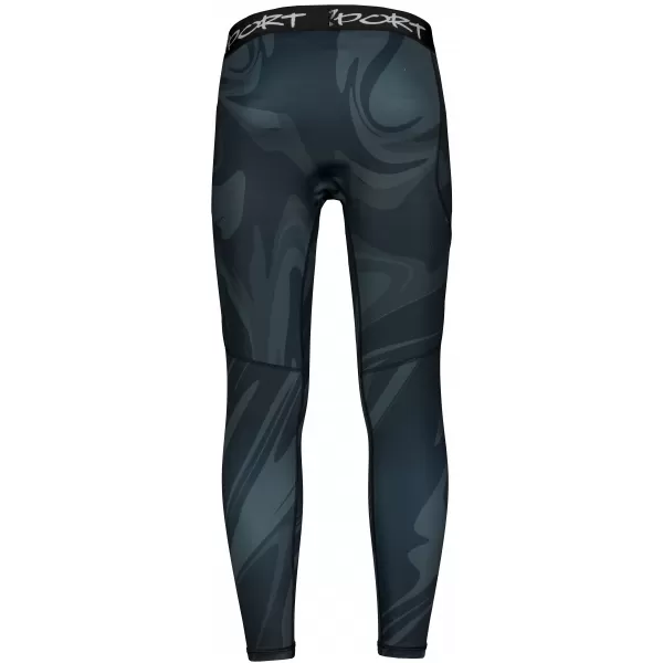  Jambiere sport pentru bărbați de premiu lung ALTISPORT VOJ/ALM072LEG01 NEGRU 