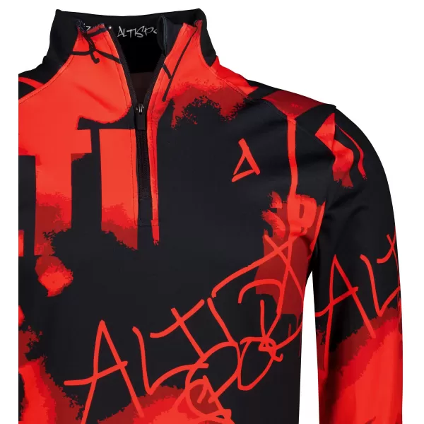  Panouri sportive pentru bărbați Premium Plus ALTISPORT VOJ/ALM076MI04 NEGRU/ROȘU 
