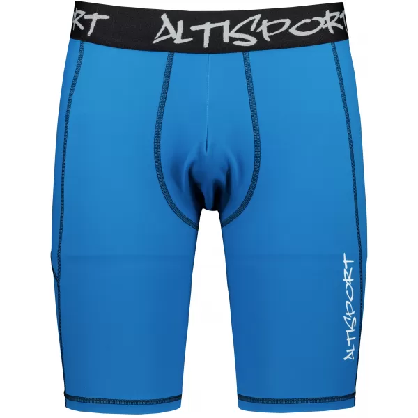  Jambiere sport pentru bărbați pe genunchii premium ALTISPORT VOJ/ALM000LEG02 KEROSEN 