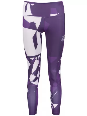 Premium pentru jambiere lungi pentru femei ALTISPORT VOJ/ALW080LEG01 PURPURIU ÎNCHIS