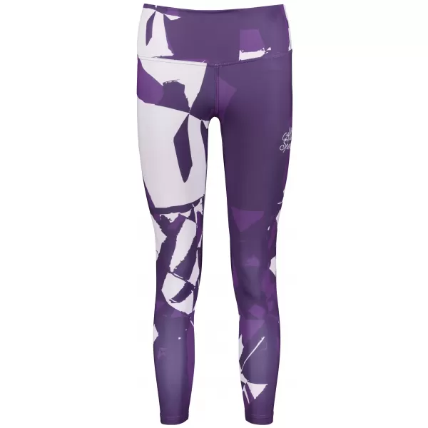  Premium pentru jambiere lungi pentru femei ALTISPORT VOJ/ALW080LEG01 PURPURIU ÎNCHIS 