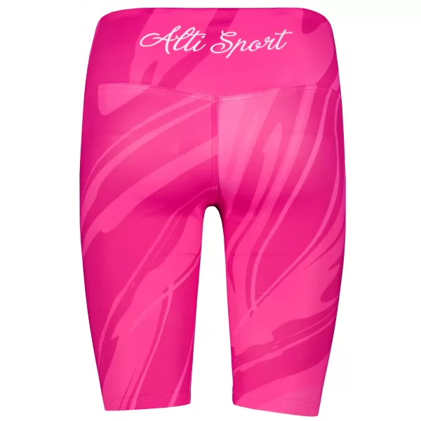  Jambiere pentru femei deasupra genunchilor premium ALTISPORT VOJ/ALW072LEG02 ROZ FIERBINTE 