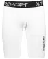 Jambiere sport pentru bărbați pe genunchii premium ALTISPORT VOJ/ALM000LEG02 ALB