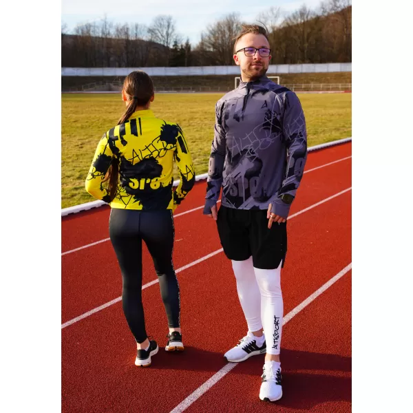  Panouri sportive pentru bărbați Premium Plus ALTISPORT VOJ/ALM076MI04 GRI-ÎNTUNECAT 