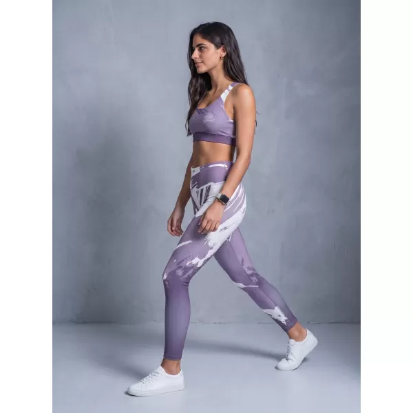  Premium pentru jambiere lungi pentru femei ALTISPORT VOJ/ALW081LEG01 VIOLET 