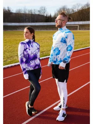 Panouri sportive pentru femei Premium Plus ALTISPORT VOJ/ALW076MI04 VIOLET/ALB