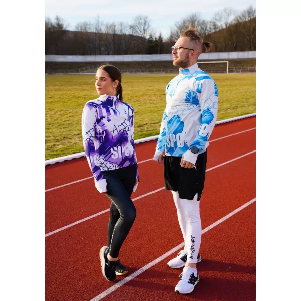  Panouri sportive pentru femei Premium Plus ALTISPORT VOJ/ALW076MI04 VIOLET/ALB 