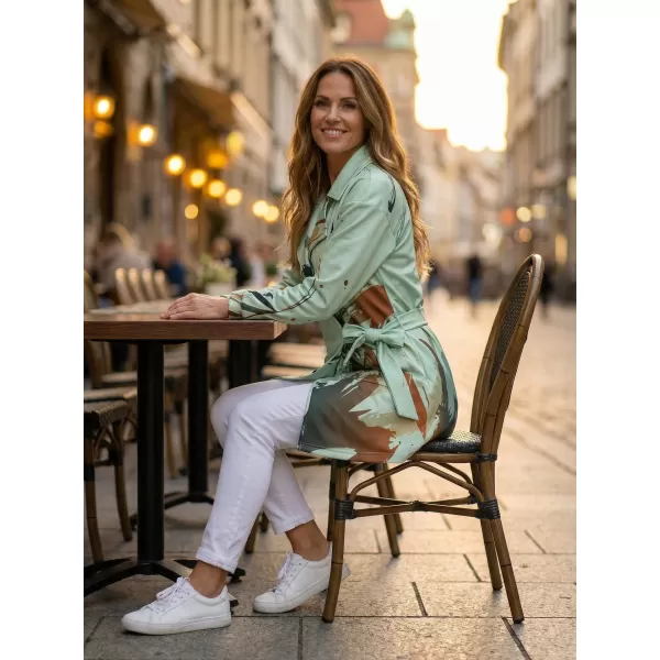  Geanta premium pentru femei pentru femei ALTISPORT VOJ/ALW074MI05 VERDE-PORTOCALIU 