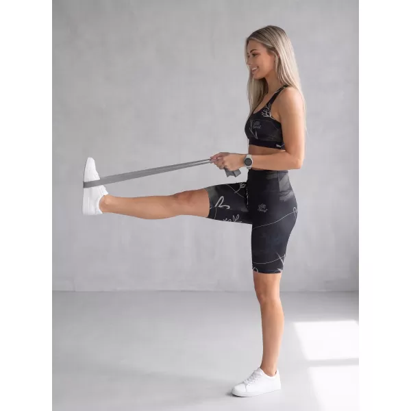  Jambiere pentru femei deasupra genunchilor premium ALTISPORT VOJ/ALW083LEG02 ALB -NEGRU 