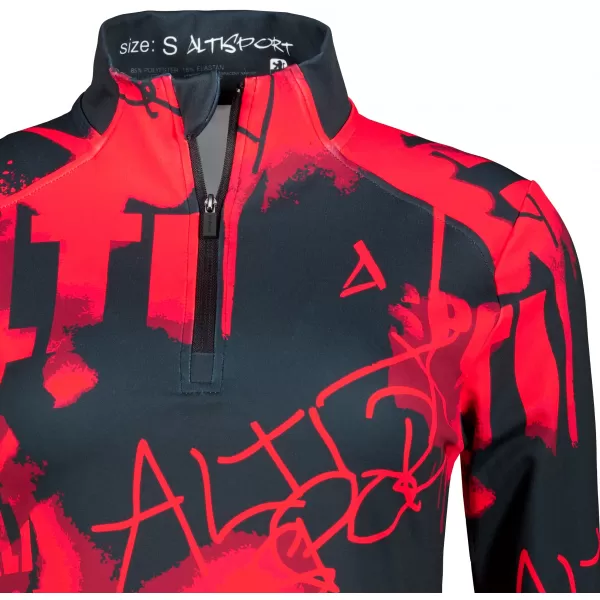  Panouri sportive pentru femei Premium Plus ALTISPORT VOJ/ALW076MI04 ROȘU/NEGRU 