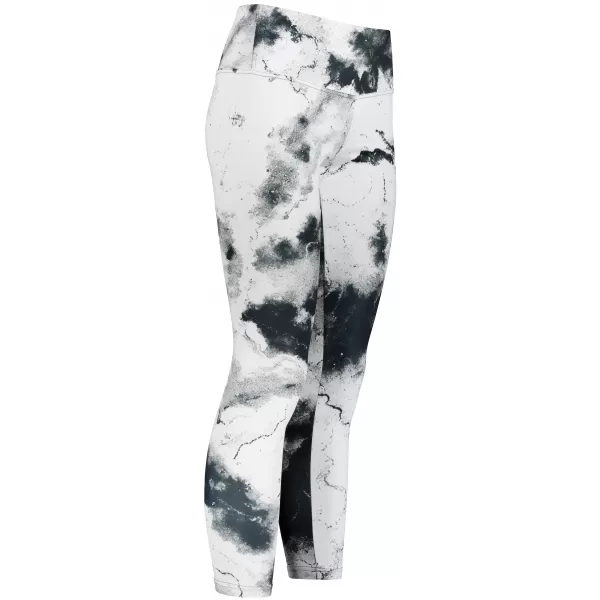  Premium pentru jambiere lungi pentru femei ALTISPORT VOJ/ALW066LEG01 ALB -ȘI -BLACK 