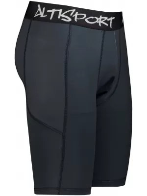 Jambiere sport pentru bărbați pe genunchii premium ALTISPORT VOJ/ALM000LEG02 NEGRU