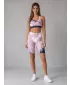 Jambiere pentru femei deasupra genunchilor premium ALTISPORT VOJ/ALW081LEG02 ROZ-NEGRU