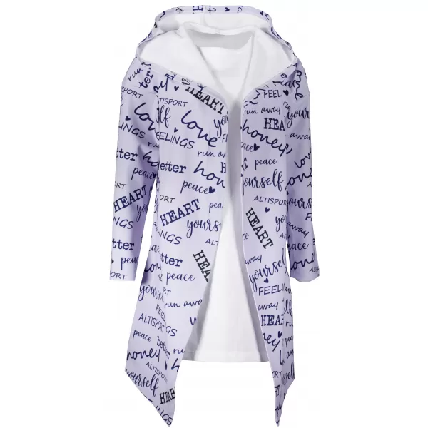  Premium de cardigan pentru femei ALTISPORT VOJ/ALW067MI07 VIOLET 