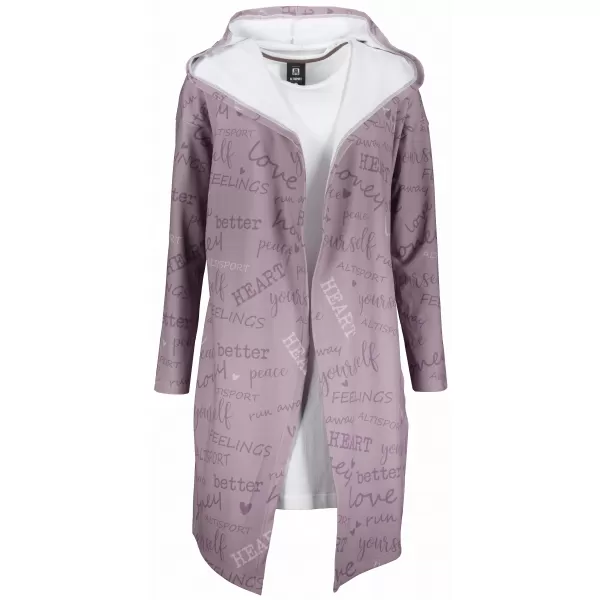  Premium de cardigan pentru femei ALTISPORT VOJ/ALW067MI07 VECHI ROZ 
