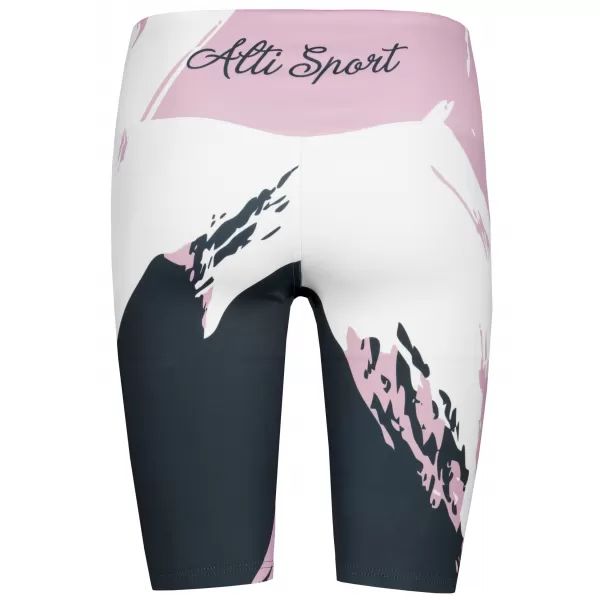  Jambiere pentru femei deasupra genunchilor premium ALTISPORT VOJ/ALW081LEG02 ROZ-NEGRU 