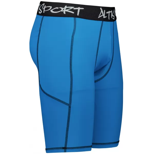  Jambiere sport pentru bărbați pe genunchii premium ALTISPORT VOJ/ALM000LEG02 KEROSEN 