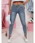 Pantalonii pentru doamne DSTREET SKINLENA UY2374 ALBASTRU DESCHIS