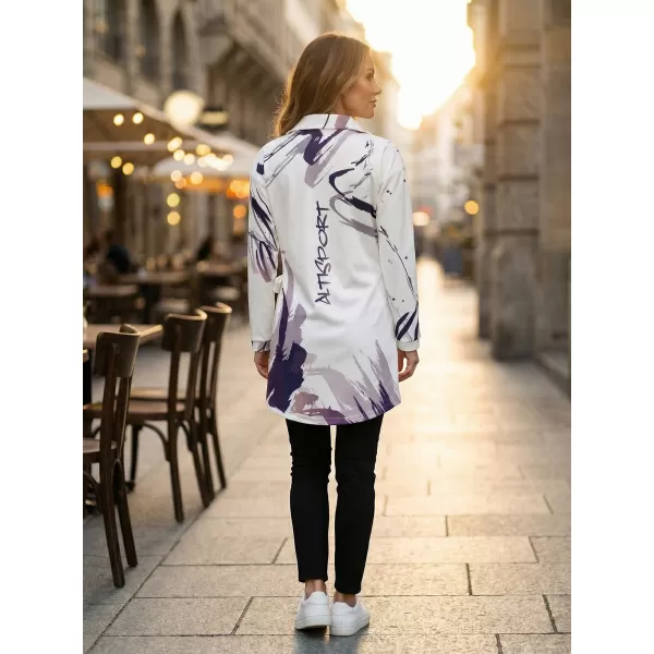  Geanta premium pentru femei pentru femei ALTISPORT VOJ/ALW074MI05 ALB -VIOLET 