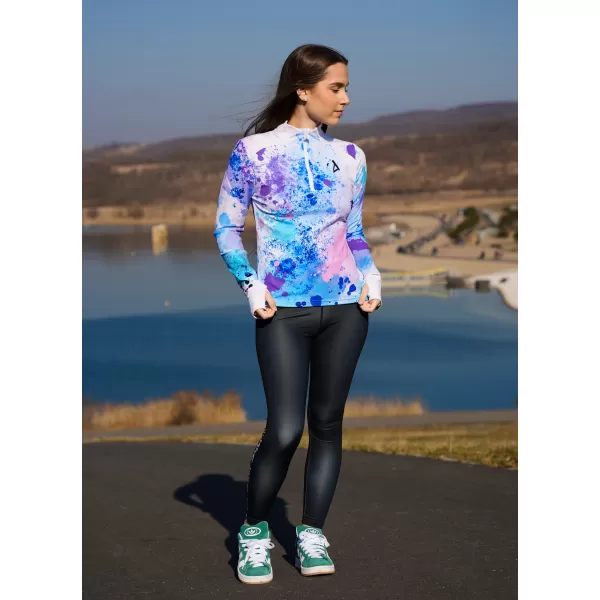 Panouri sportive pentru femei Premium Plus ALTISPORT VOJ/ALW055MI04 VIOLET/ALBASTRU 