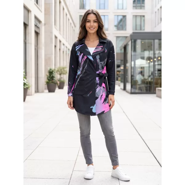  Geanta premium pentru femei pentru femei ALTISPORT VOJ/ALW074MI05 NEGRU -PINK 