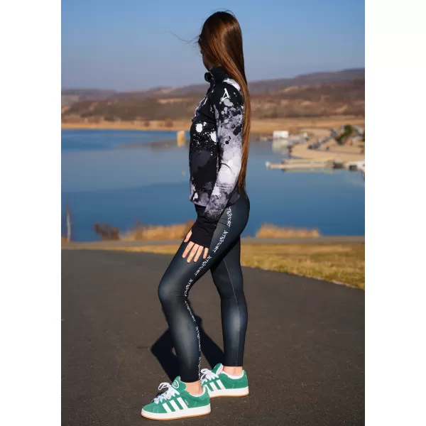  Panouri sportive pentru femei Premium Plus ALTISPORT VOJ/ALW055MI04 ALB -NEGRU 