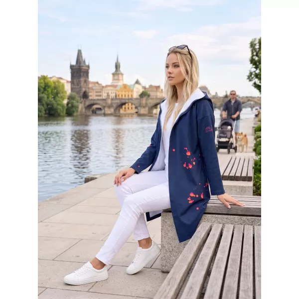  Premium de cardigan pentru femei ALTISPORT VOJ/ALW077MI07 ALBASTRU ÎNCHIS 