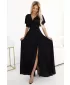 Rochie NUMOCO JENNIFER 581-1 NEGRU CU SCLIPICI
