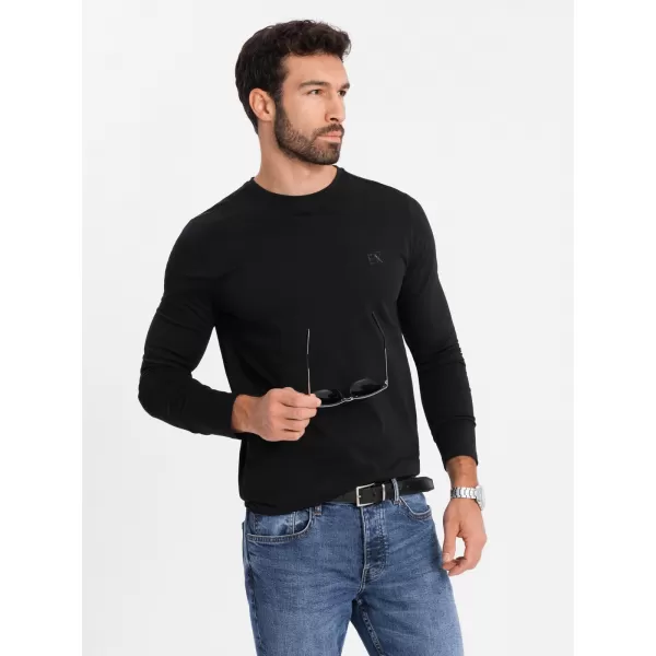  Cămaşă OMBRE OM-LSBC-0124 NEGRU 