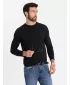 Cămaşă OMBRE OM-LSBC-0124 NEGRU