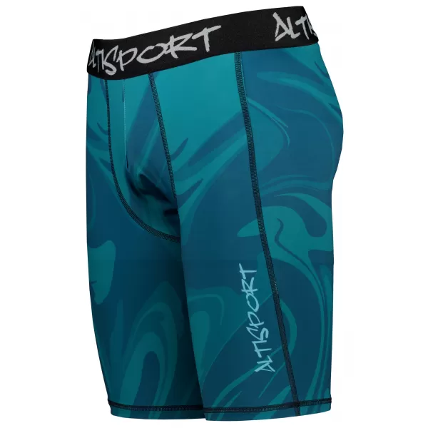 Jambiere sport pentru bărbați pe genunchii premium ALTISPORT VOJ/ALM072LEG02 KEROSEN 