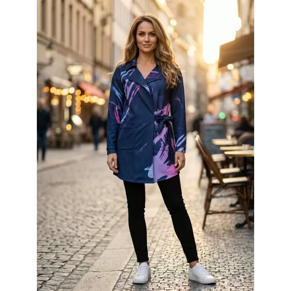  Geanta premium pentru femei pentru femei ALTISPORT VOJ/ALW074MI05 ALBASTRU-VIOLETĂ 