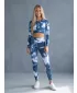 Premium pentru jambiere lungi pentru femei ALTISPORT VOJ/ALW066LEG01 ALBASTRU ÎNCHIS
