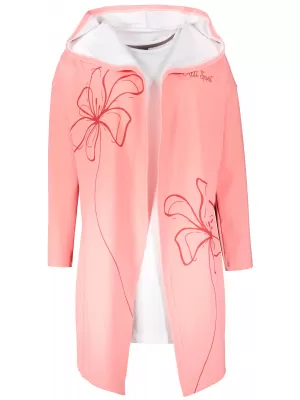 Cardigan premium pentru femei ALTISPORT VOJ/ALW075MI07 PIERSICĂ