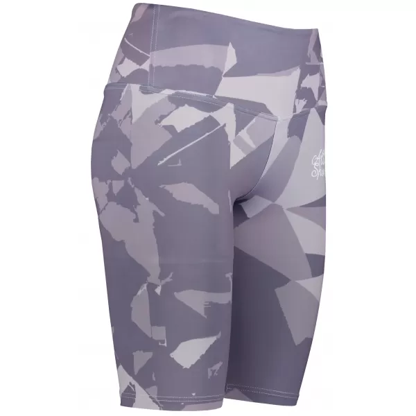  Jambiere pentru femei deasupra genunchilor premium ALTISPORT VOJ/ALW080LEG02 GRI-VIOLETĂ 