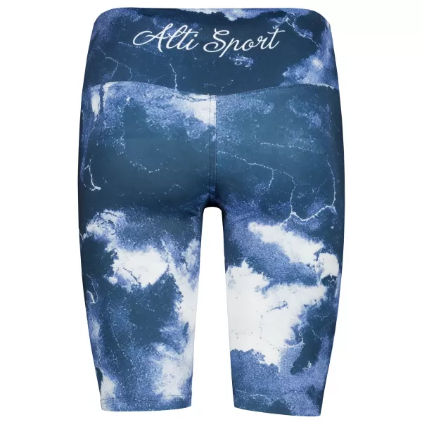  Jambiere pentru femei deasupra genunchilor premium ALTISPORT VOJ/ALW066LEG02 ALBASTRU ÎNCHIS 