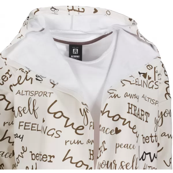  Premium de cardigan pentru femei ALTISPORT VOJ/ALW067MI07 CREMĂ 