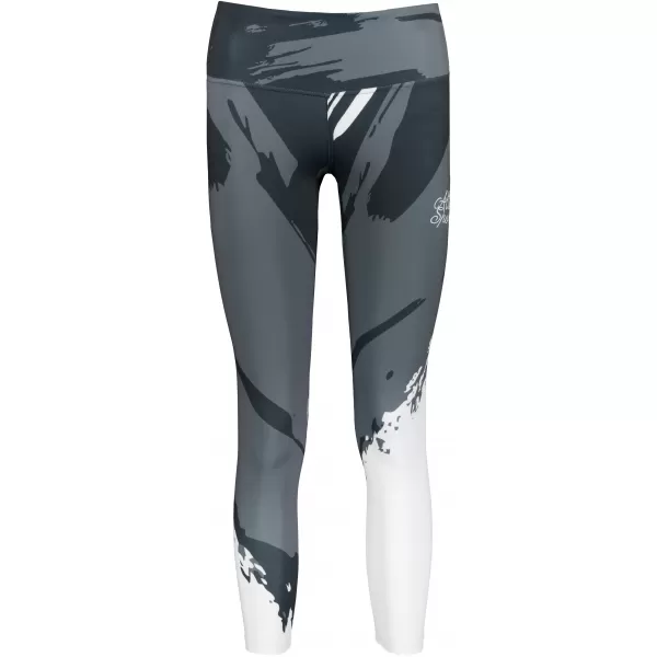  Premium pentru jambiere lungi pentru femei ALTISPORT VOJ/ALW081LEG01 NEGRU-CENUȘIU 