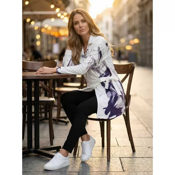  Geanta premium pentru femei pentru femei ALTISPORT VOJ/ALW074MI05 ALB -VIOLET 