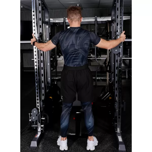  Jambiere sport pentru bărbați de premiu lung ALTISPORT VOJ/ALM072LEG01 NEGRU 