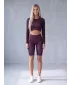 Jambiere pentru femei deasupra genunchilor premium ALTISPORT VOJ/ALW072LEG02 VIN ROȘU