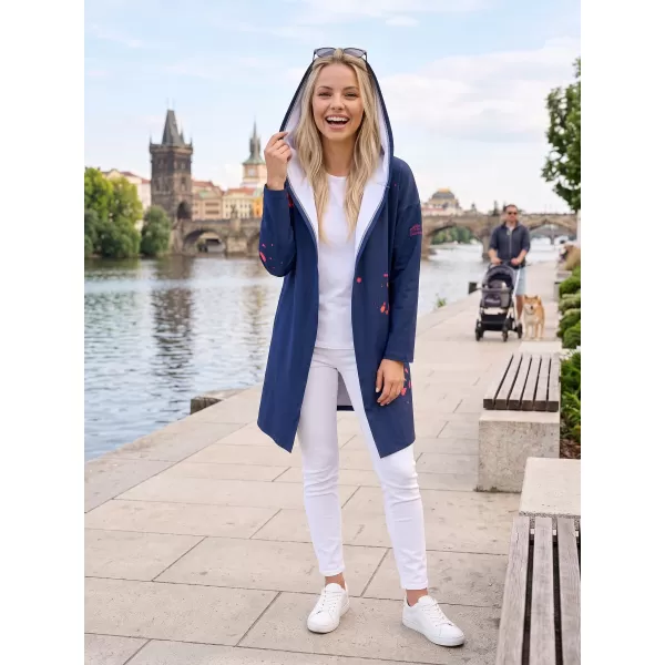  Premium de cardigan pentru femei ALTISPORT VOJ/ALW077MI07 ALBASTRU ÎNCHIS 