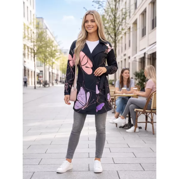  Geanta premium pentru femei pentru femei ALTISPORT VOJ/ALW086MI05 BLACK-VIOLET 