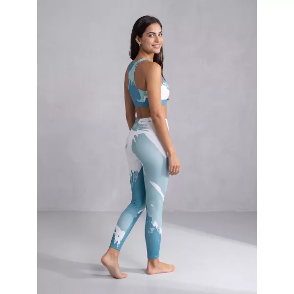  Premium pentru jambiere lungi pentru femei ALTISPORT VOJ/ALW081LEG01 ALBASTRU 