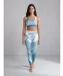 Premium pentru jambiere lungi pentru femei ALTISPORT VOJ/ALW081LEG01 ALBASTRU