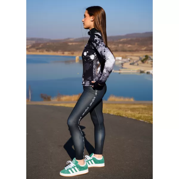  Panouri sportive pentru femei Premium Plus ALTISPORT VOJ/ALW055MI04 ALB -NEGRU 