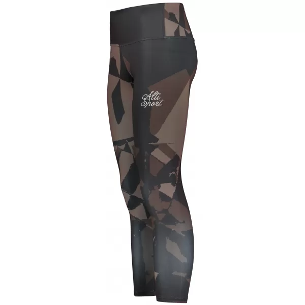  Premium pentru jambiere lungi pentru femei ALTISPORT VOJ/ALW080LEG01 MARO ÎNCHIS 