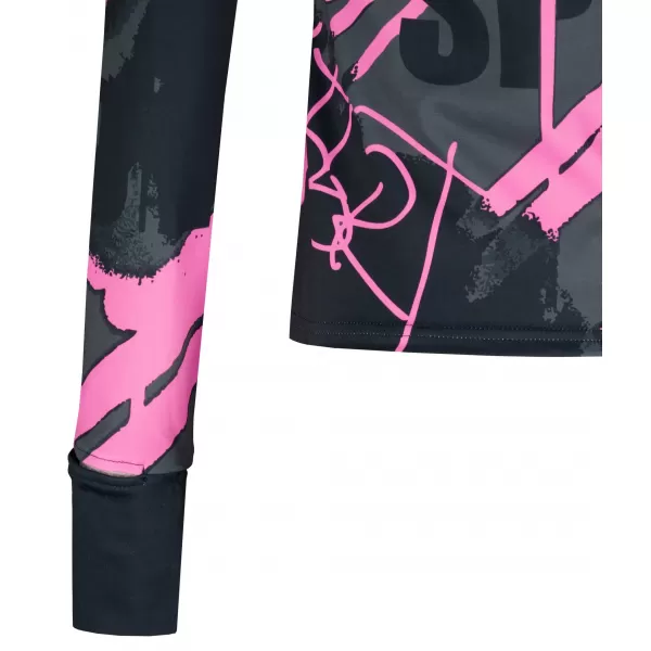  Panouri sportive pentru femei Premium Plus ALTISPORT VOJ/ALW076MI04 BLACK/FLUO PINK 